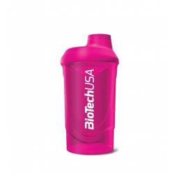 BIOTECH USA Shaker 600 ml - różowy